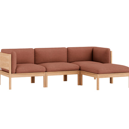 3-Seater Sofa with Chaise Longue by Moebe - Autumn 551