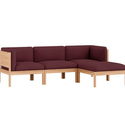 3-Seater Sofa with Chaise Longue by Moebe - Autumn 681