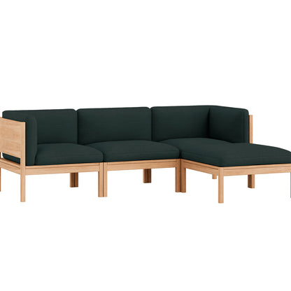 3-Seater Sofa with Chaise Longue by Moebe - Autumn 971