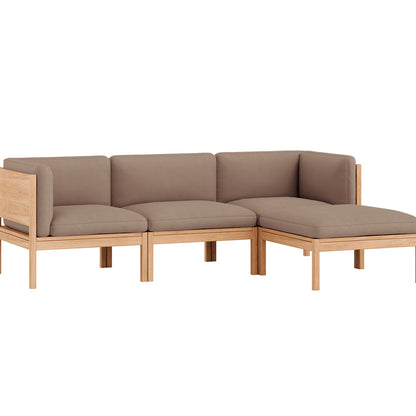 3-Seater Sofa with Chaise Longue by Moebe - Field 2 343