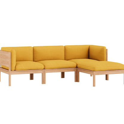 3-Seater Sofa with Chaise Longue by Moebe - Field 2 463