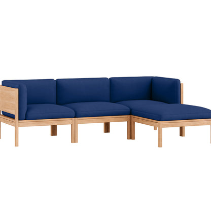 3-Seater Sofa with Chaise Longue by Moebe - Field 2 763