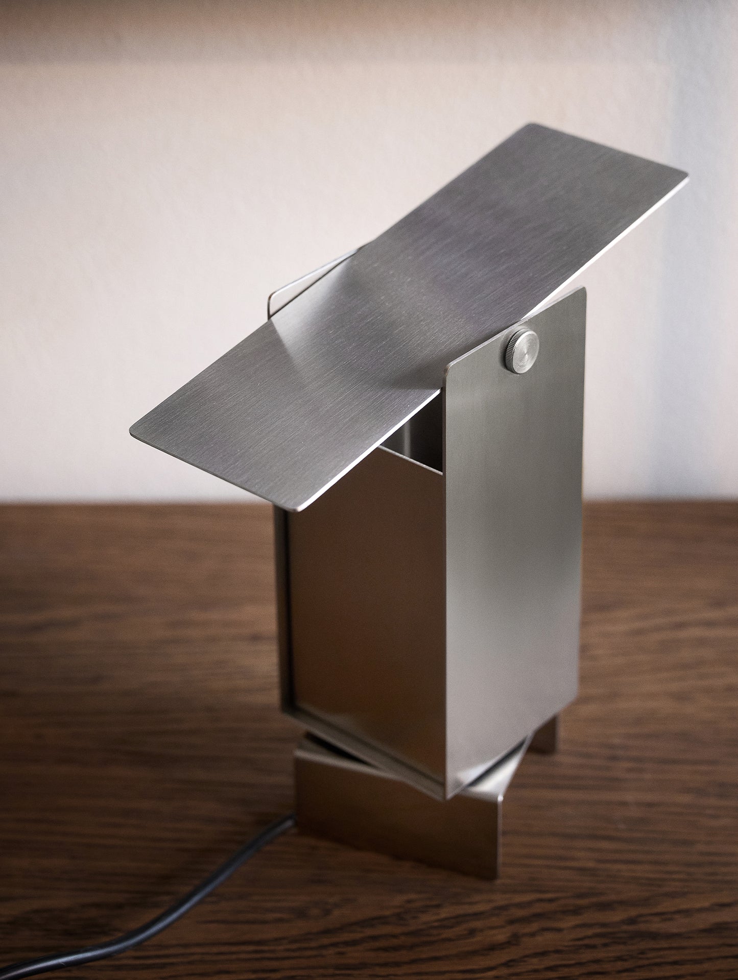 Pivoting Table Lamp by Moebe - Stainless Steel