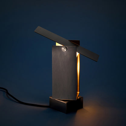 Pivoting Table Lamp by Moebe - Stainless Steel