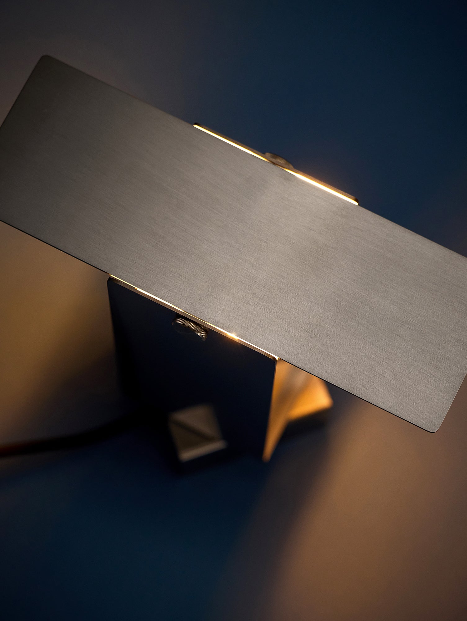 Pivoting Table Lamp by Moebe - Stainless Steel