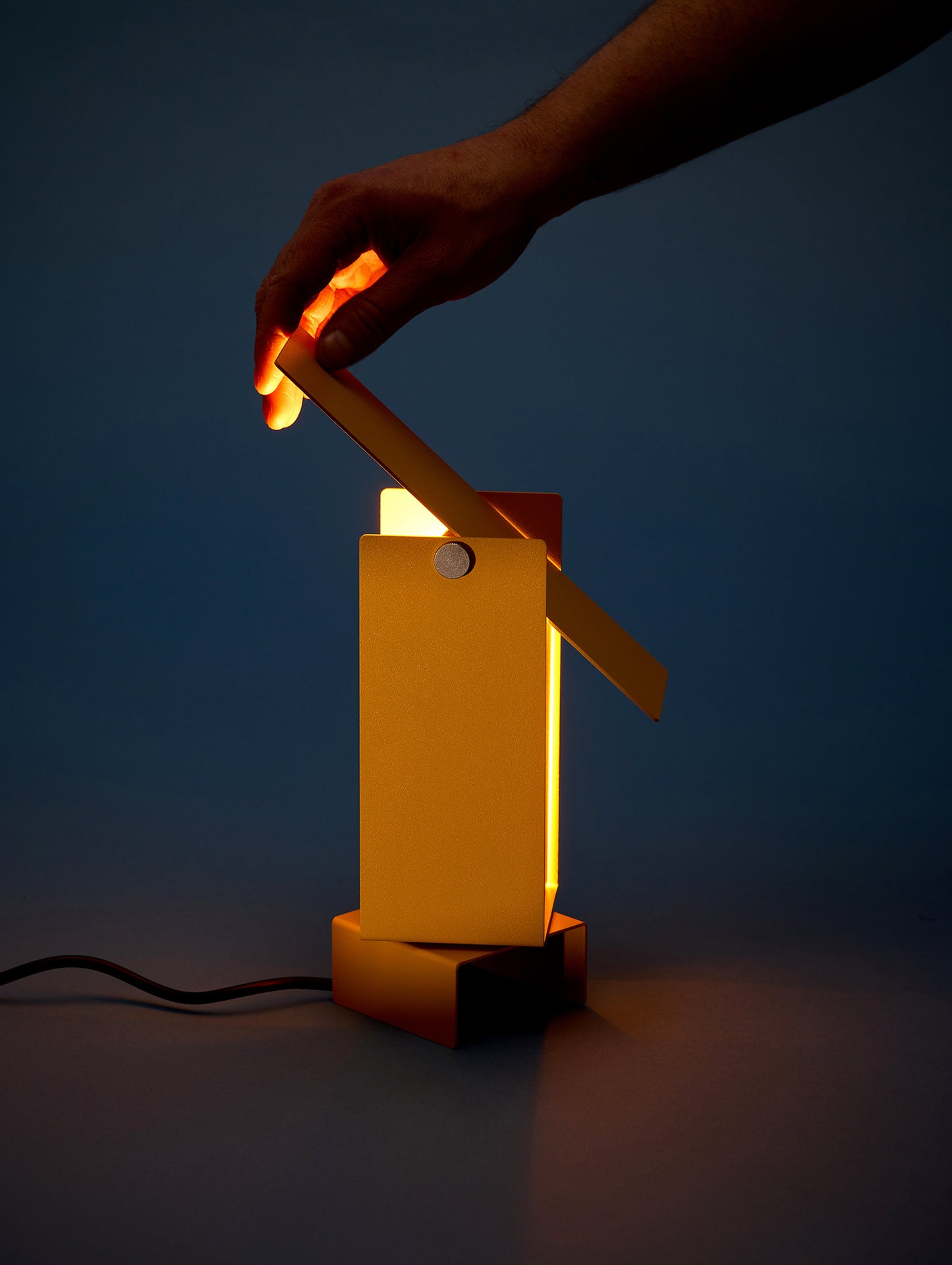 Pivoting Table Lamp by Moebe - Yellow