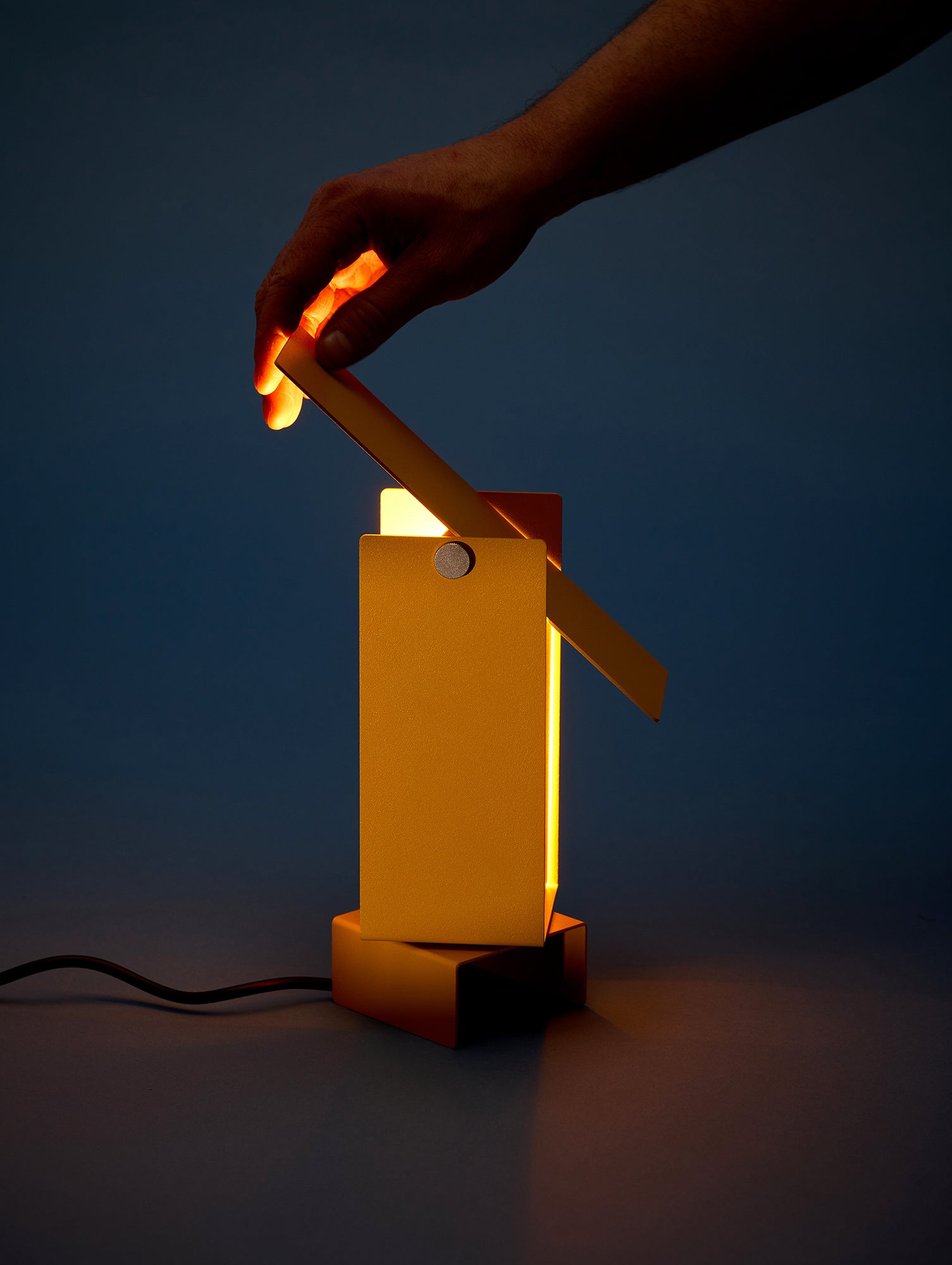 Pivoting Table Lamp by Moebe - Yellow