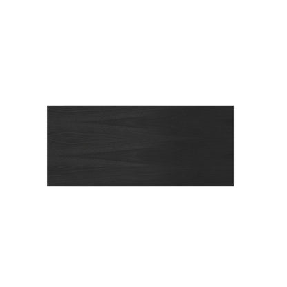 Black Stained Back Plate (for W65 cm Shelves) by Moebe - Black Painted Oak
