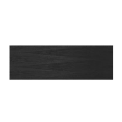 Black Stained Back Plate (for W85 cm Shelves) by Moebe - Black Painted Oak
