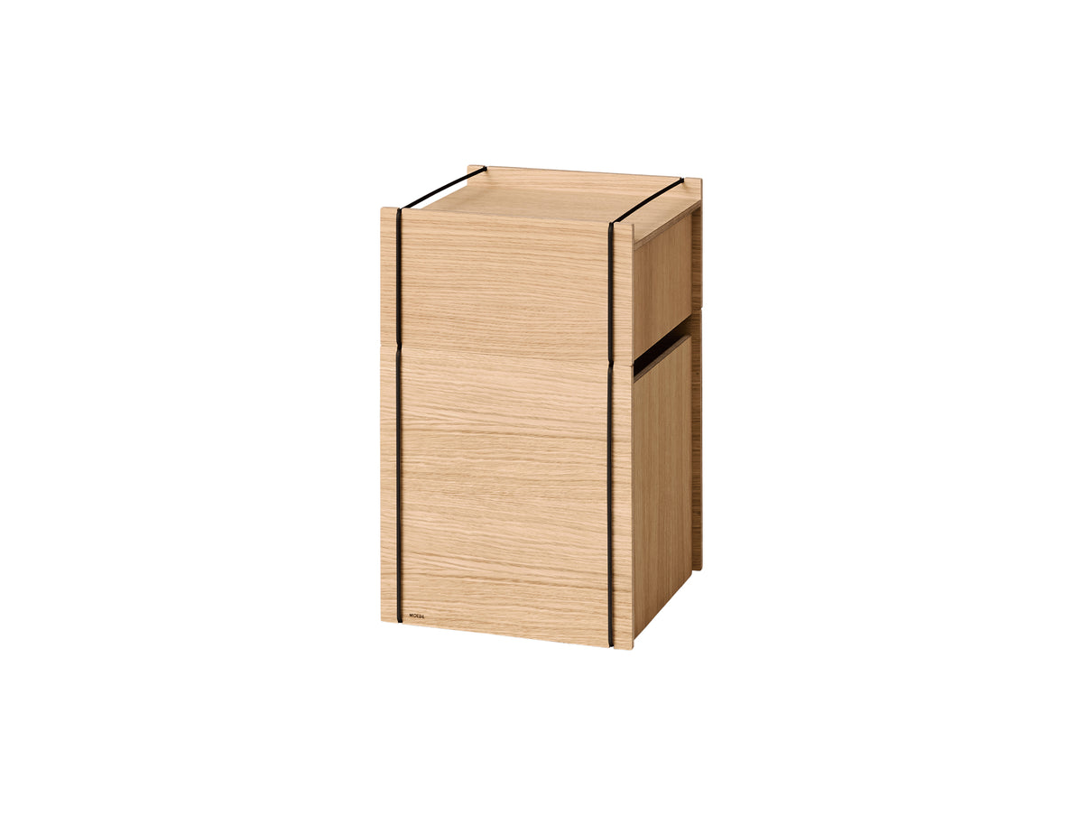 Bedside Storage by Moebe - Oak / Black