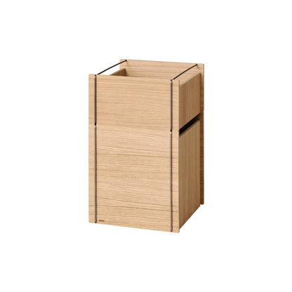 Bedside Storage by Moebe - Oak / Stainless Steel
