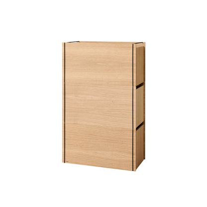 Storage Tower by Moebe - Tall / Oak / Black