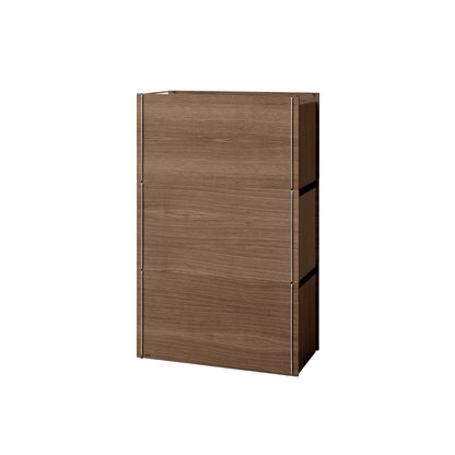 Storage Tower by Moebe - Tall / Smoked Oak / Stainless Steel
