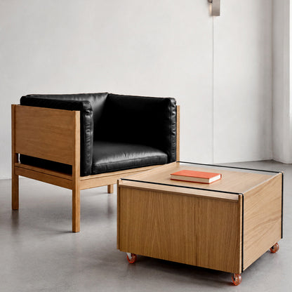 Storage Chest by Moebe - Oak / Black