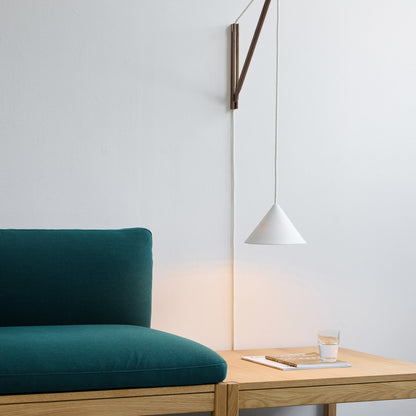 Suspended Wall Lamp by Moebe - Oak