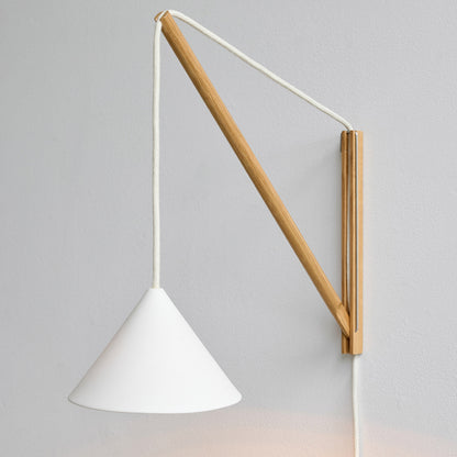 Suspended Wall Lamp by Moebe - Oak