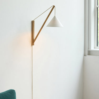 Suspended Wall Lamp by Moebe - Oak