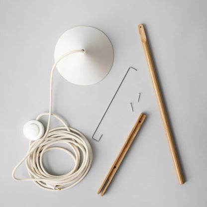 Suspended Wall Lamp by Moebe - Oak