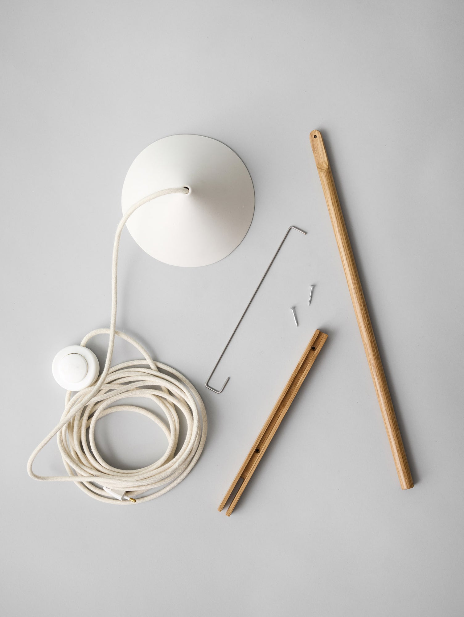 Suspended Wall Lamp by Moebe - Oak