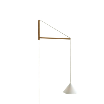 Suspended Wall Lamp by Moebe - Oak
