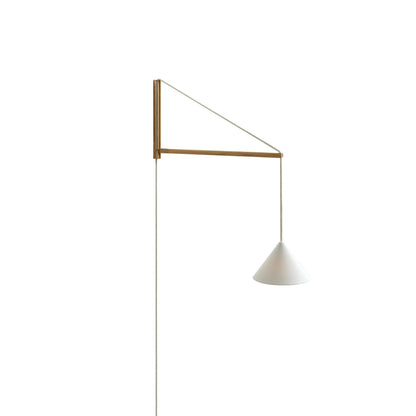 Suspended Wall Lamp by Moebe - Oak