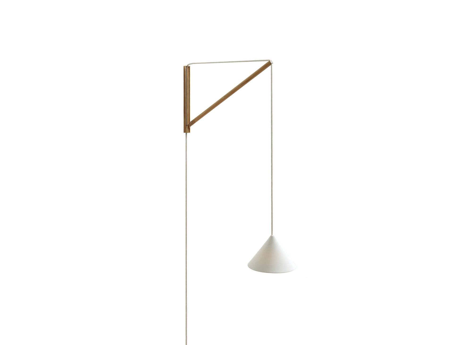 Suspended Wall Lamp by Moebe - Oak
