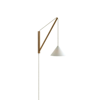 Suspended Wall Lamp by Moebe - Oak