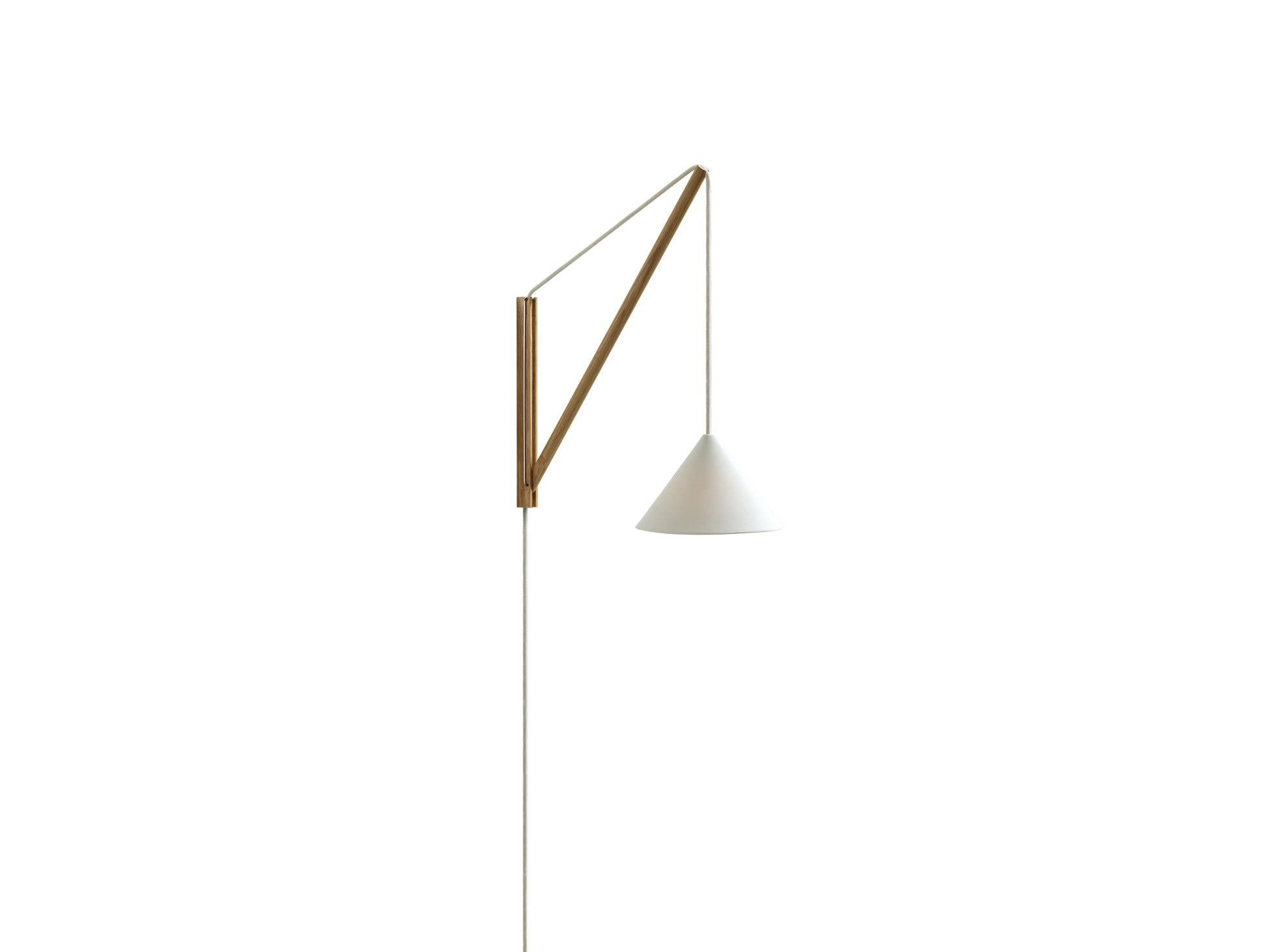 Suspended Wall Lamp by Moebe - Oak