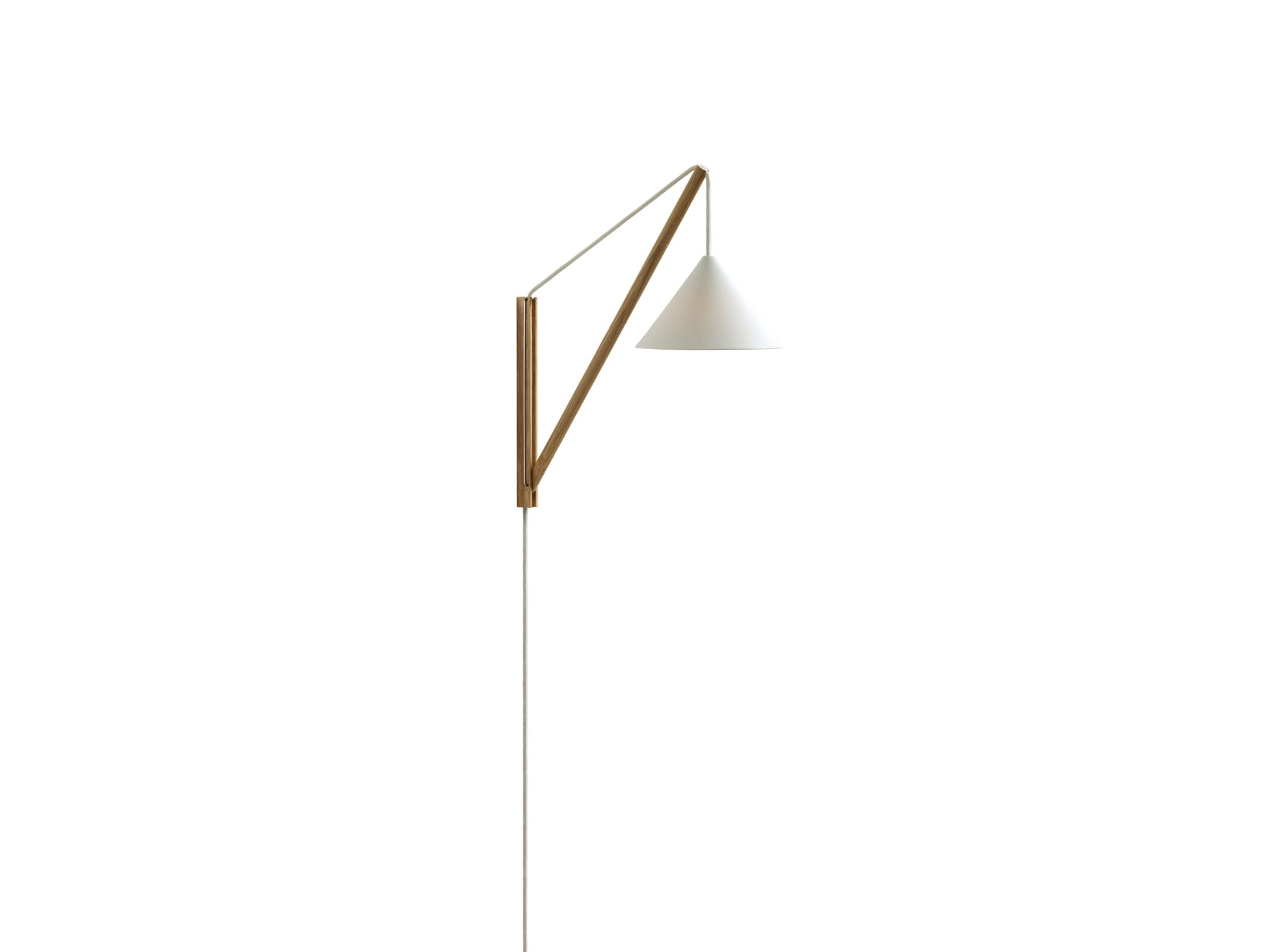 Suspended Wall Lamp by Moebe - Oak