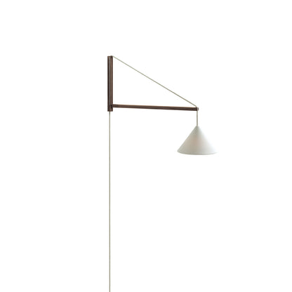 Suspended Wall Lamp by Moebe - Smoked Oak