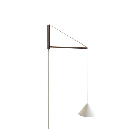 Suspended Wall Lamp by Moebe - Smoked Oak