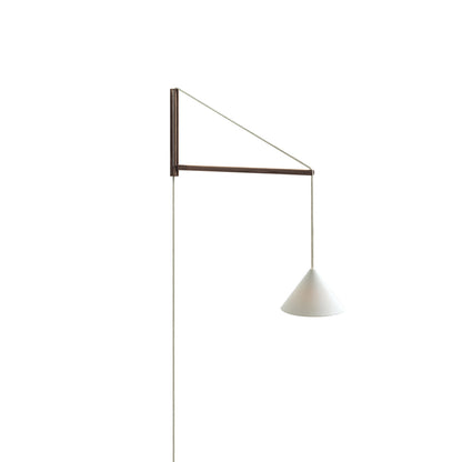 Suspended Wall Lamp by Moebe - Smoked Oak