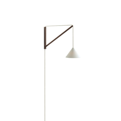 Suspended Wall Lamp by Moebe - Smoked Oak