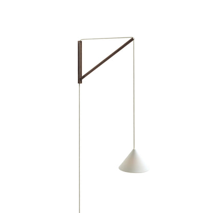 Suspended Wall Lamp by Moebe - Smoked Oak