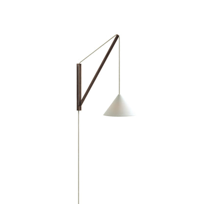 Suspended Wall Lamp by Moebe - Smoked Oak