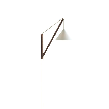Suspended Wall Lamp by Moebe - Smoked Oak