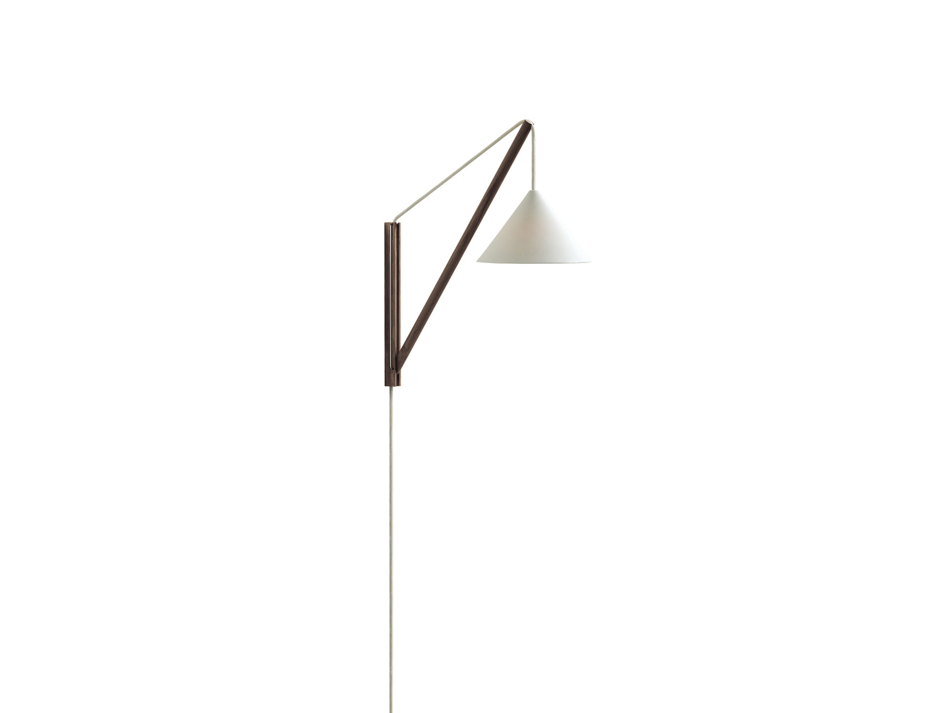 Suspended Wall Lamp by Moebe - Smoked Oak