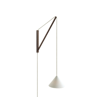 Suspended Wall Lamp by Moebe - Smoked Oak