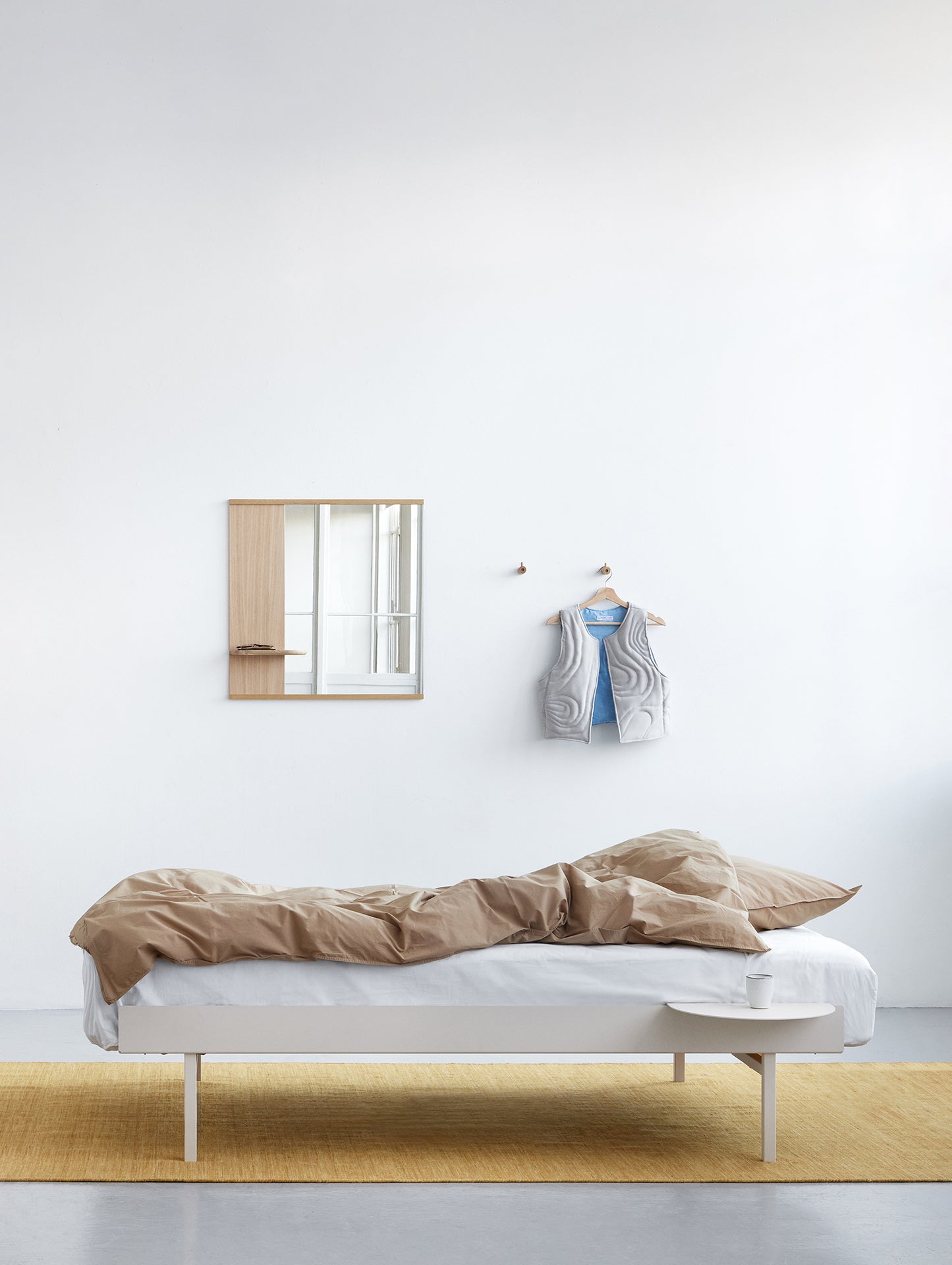 Bed 90 - 180 cm (High) by Moebe- Sand