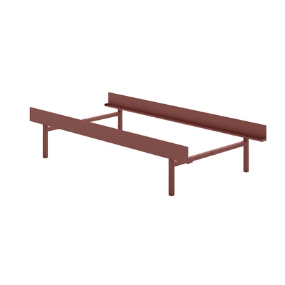 Bed 90 - 180 cm (High) by Moebe- Bed Frame / with NO SLATS / Dusty Rose