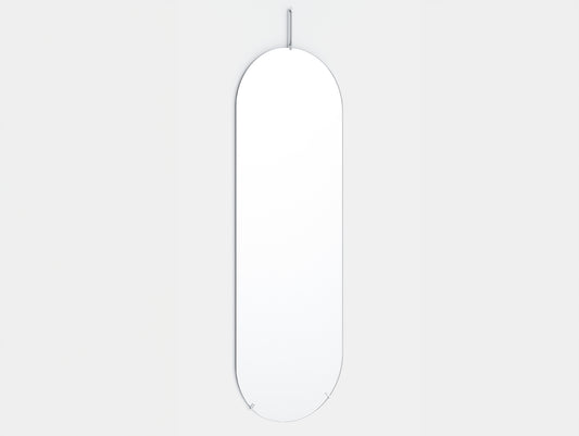 Moebe Tall Wall Mirror - Stainless Steel