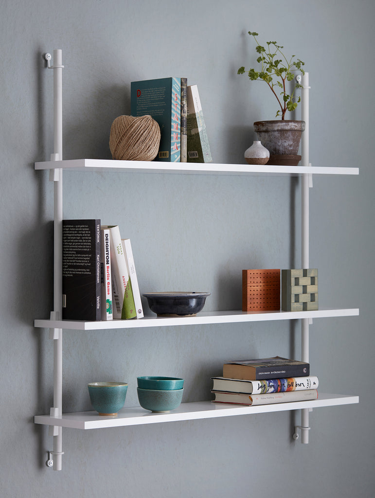 Shallow wall 2024 shelving unit