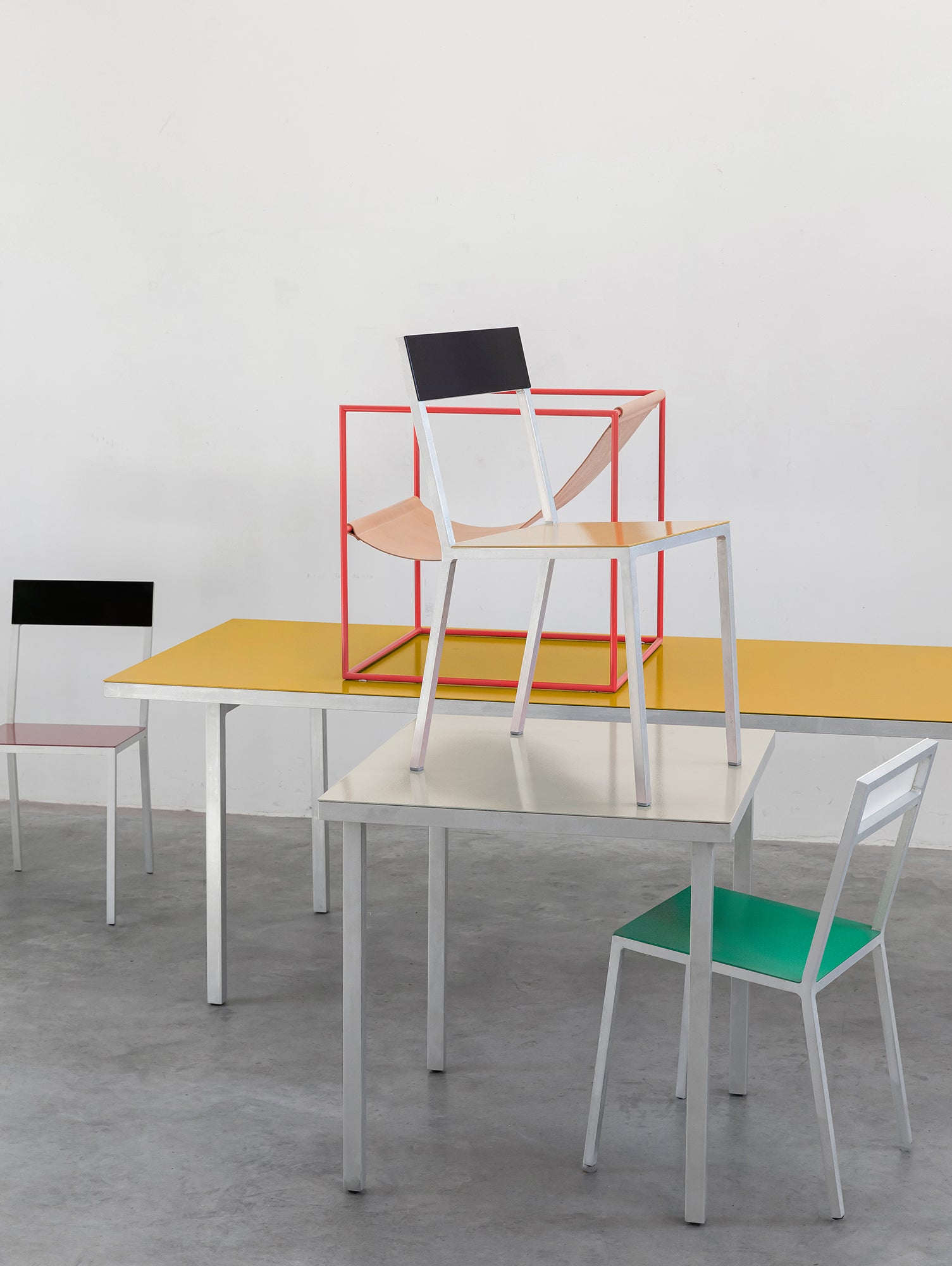 Alu Dining Table by Valerie Objects 