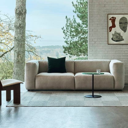 Chisel Lounge Chair (Front Upholstery) by HAY - Lacquered Walnut / Mohawi Sheepskin 21