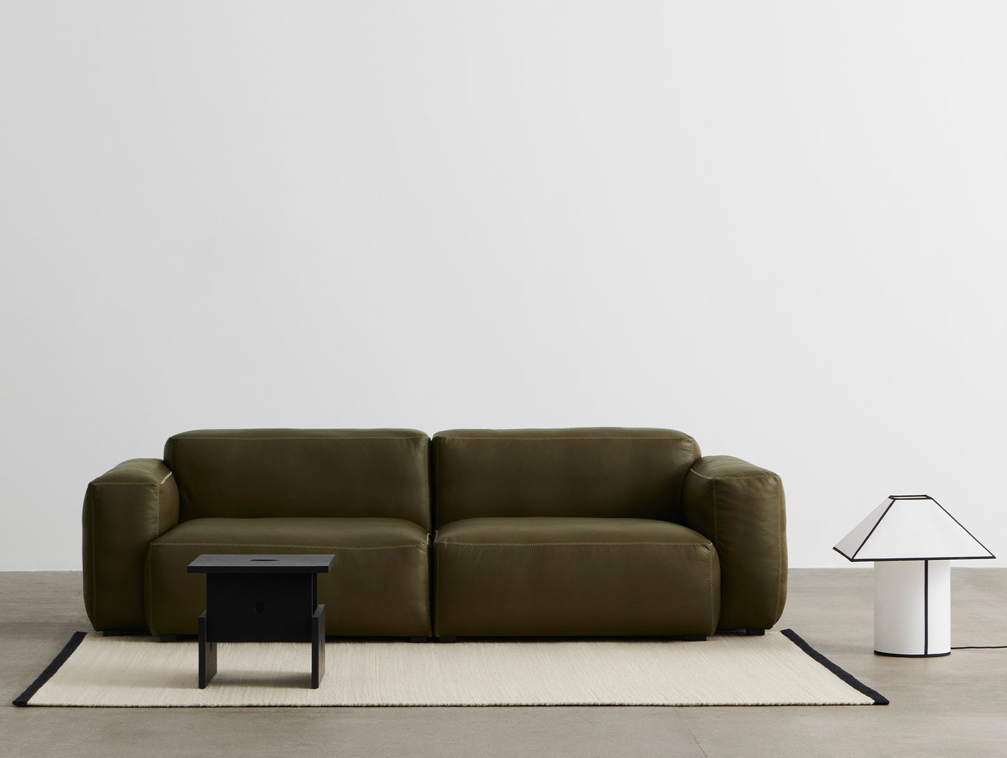 Wood Box Coffee Table by HAY - Black Lacquered Oak