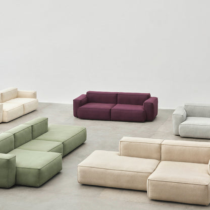 Mags Soft 3 Seater Sofa (Low Armrest) with Removable Cover by HAY