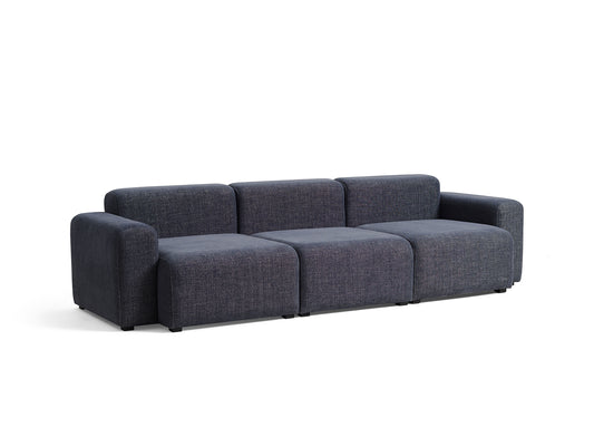 Mags 3 Seater Sofa (Low Armrest) by HAY - Combination 1 / Overlap 03