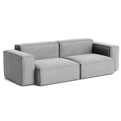 Mags Soft 2.5 Seater Sofa (Low Armrest) with Removable Cover by HAY - Combination 1 / Hallingdal 65 130