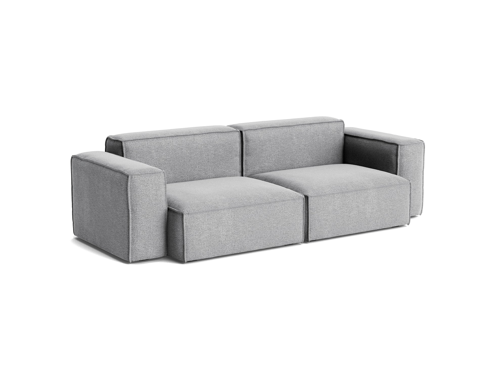 Mags Soft 2.5 Seater Sofa (Low Armrest) with Removable Cover by HAY - Combination 1 / Hallingdal 65 130