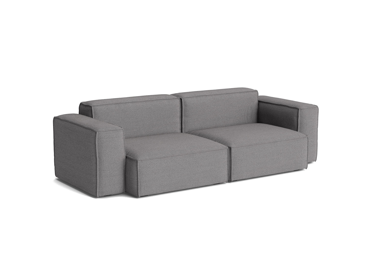 Mags Soft 2.5 Seater Sofa (Low Armrest) with Removable Cover by HAY - Combination 1 / Hallingdal 65 166
